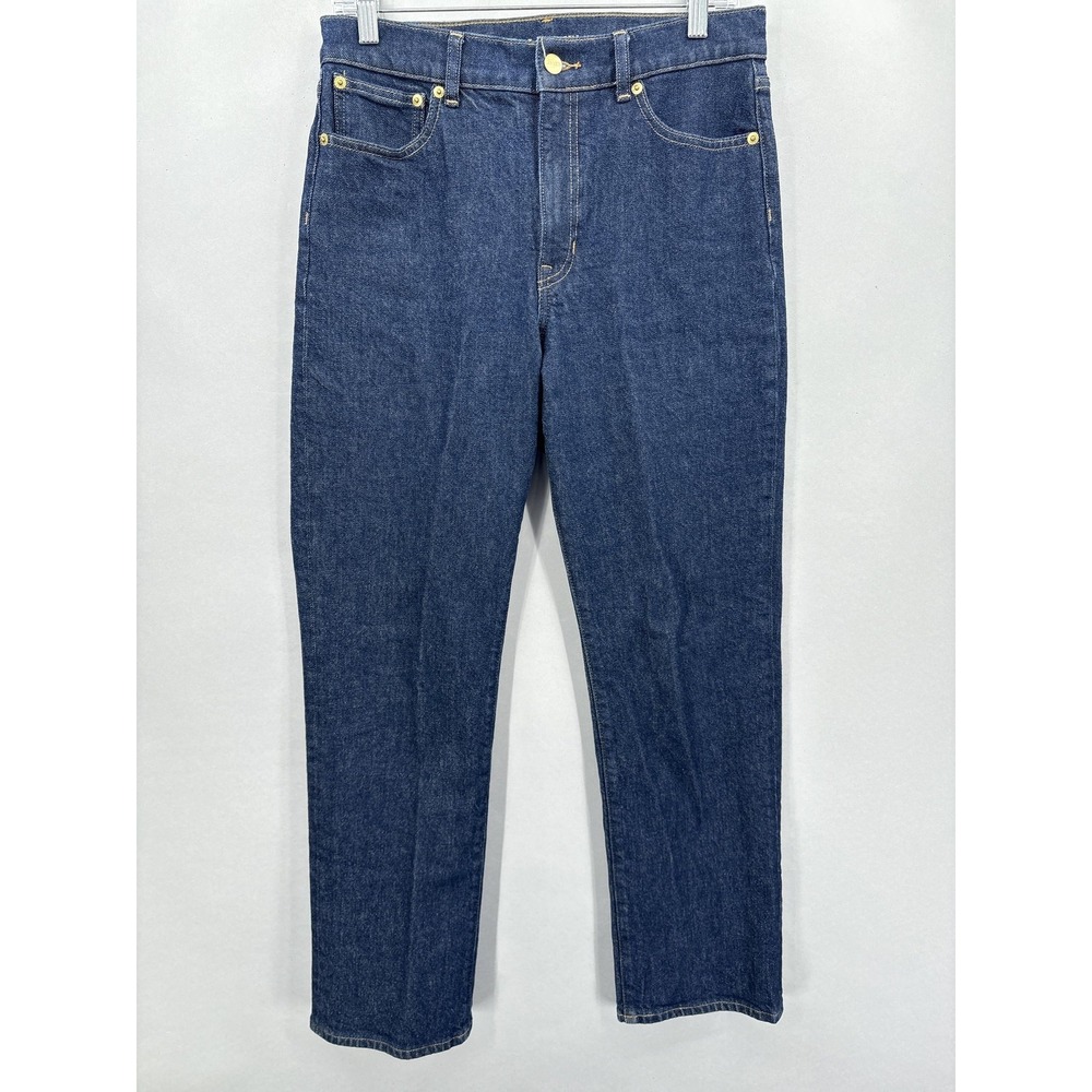 J.Crew Jeans Womens 28 Blue 96 Straight RE-96-IDG Denim Five Pocket Zip Fly